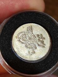 Sultan Abdülaziz 1277/15 Mısır Baskı Gümüş 1 Kuruş
