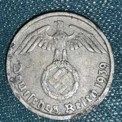 NAZİ ALMANYASI  1939 D    5  PFENNIG