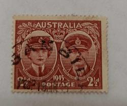 LOT.7 » Avustralya 1945_ damgalı pul