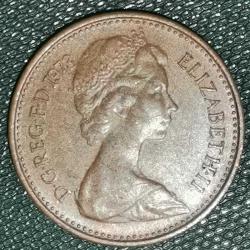 İNGİLTERE  1973   1/2  PENNY  YARIM PENNY