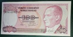 TÜRKİYE    100   LİRA   KAĞIT PARA