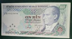 TÜRKİYE    10.000   LİRA   KAĞIT PARA