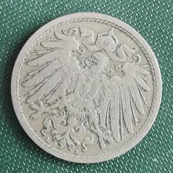 ALMANYA  1905 A     10  PFENNIG