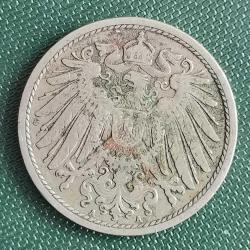 ALMANYA  1906   A     10  PFENNIG