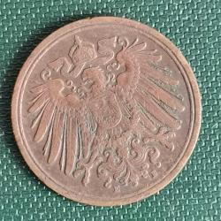 ALMANYA  1890 E    1   PFENNIG
