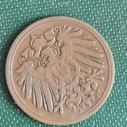 ALMANYA  1907 A    1   PFENNIG