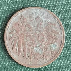 ALMANYA  1913 D     1   PFENNIG
