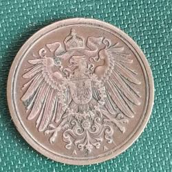 ALMANYA  1915 A     1   PFENNIG