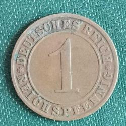 ALMANYA  1925 G    1   PFENNIG