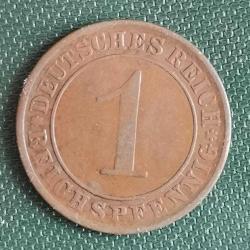 ALMANYA  1925 A    1   PFENNIG