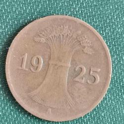 ALMANYA  1925 A    1   PFENNIG