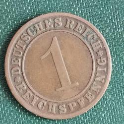 ALMANYA  1925 A    1   PFENNIG