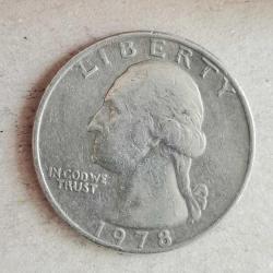 AMERİKA  1978     25 CENT  ÇEYREK DOLAR