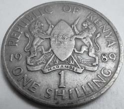 LOT.20 » KENYA 1989 1 Şilin Daniel Arap Moi Portreli