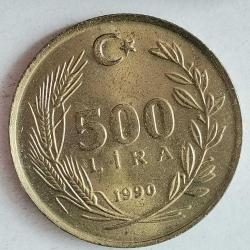 TÜRKİYE  1990   500 LİRA