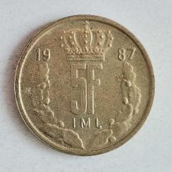 LOT.3 » LUKSEMBURG  1987   5  FRANK