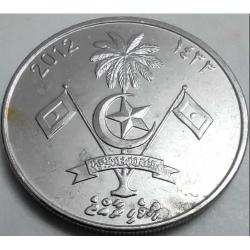 MALDIVLER 2012 (H1433) 1 Rufiyaa Yelkenli Gemi Temalı