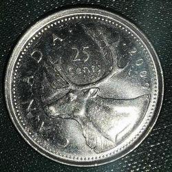 KANADA  2009  25 CENT