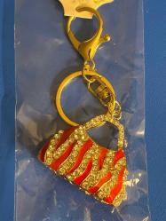 TAŞLI&KIRMIZI ÇANTA SÜSLÜ ANAHTARLIK