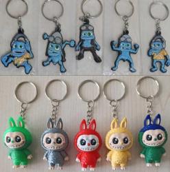 Sevimli canavar yaratık figür anahtarlık süs maskot labubu set koleksiyon dekor tasarım hediye vintage retro nostalji hobi minyatür diorama reklam promosyon