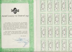 İNSAŞ İNŞAAT SANAYİ TİCARET A.Ş. NADİR HİSSE SENEDİ