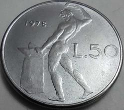 LOT.6 » İTALYA 1978 50 Liret Vulcanus Temalı