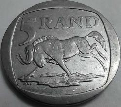 GÜNEY AFRİKA 1994 5 Rand Akbaş Antilobu Büyük Boy