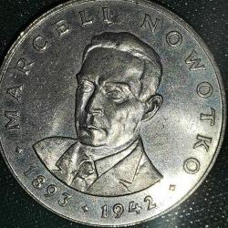 POLONYA  1976   20  ZLOTY  Marceli Nowotko