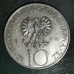 POLONYA  1976   10  ZLOTY