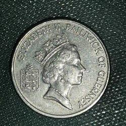 GUERNSEY  1990  5 PENCE