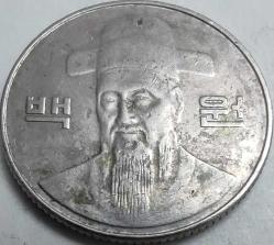 GÜNEY KORE 2004 100 Won Amiral Yi Sun-sin Portreli