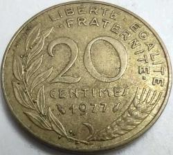 LOT.1 » FRANSA 1977 20 Centime Semeuse (Ekin Eken Kadın)