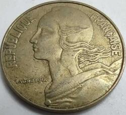 FRANSA 1977 20 Centime Semeuse (Ekin Eken Kadın)