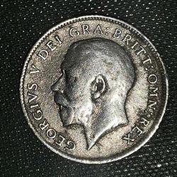 İNGİLTERE   1914    6   PENCE      GÜMÜŞ  2,74  GRAM