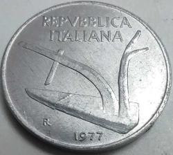 LOT.11 » İTALYA 1977 10 Liret Zeytin Dalı Temalı