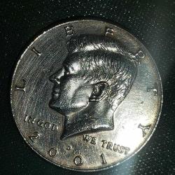 AMERİKA   2001    HALF  DOLAR  -  50 CENT  -  YARIM DOLAR