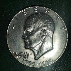 AMERİKA   1976 D   1  DOLAR   HATIRA ABD'nin Bağımsızlığının 200. Yıldönümü