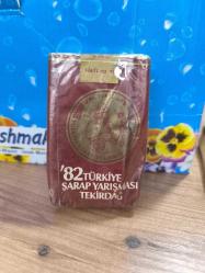 82 Türkiye şarap yarışması Tekirdağ için özel basılmış sigara kapalı