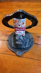 METAL DÖKÜM ASLAN BAŞLI KAPI TOKMAĞI     ( Demir pik döküm )