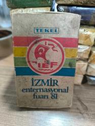 LOT.1 » Tekel İzmir enternasyonu fuarı 1981 için basılmış özel kibrit kutusu boş