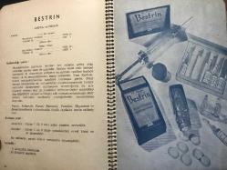 Santa Farma 1951 yılı ilaç kataloğu ajanda