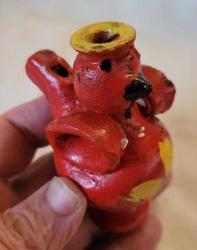 ESKİLERDEN EYÜP OYUNCAĞI ÇÖMLEK ÇAMURU DÜDÜK. ÜFLEYİNCE ÇALIYOR. KOLEKSİYONLUK. - 2