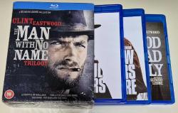 THE MAN WITH NO NAME TRILOGY Clint Eastwood Bluray 3 Disk Versiyonu