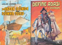 Jules Verne & R. L. Stevenson Lot – Seksen Günde Dünya Turu & Define Adası | İnkılap Yayınları