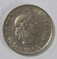 İSVİÇRE 1962 10  RAPPEN