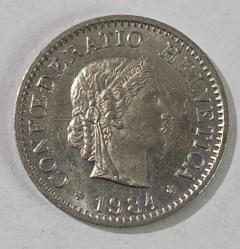 İSVİÇRE 1984 10  RAPPEN