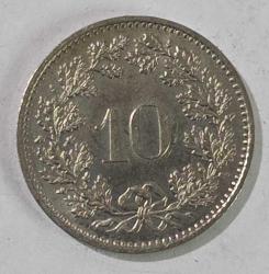 İSVİÇRE 1984 10  RAPPEN