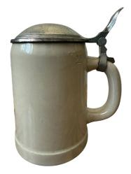 Stuttgarter Geleneksel Zin Kapaklı Alman Bira Bardağı TANKART