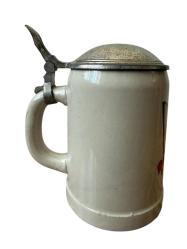 Stuttgarter Geleneksel Zin Kapaklı Alman Bira Bardağı TANKART