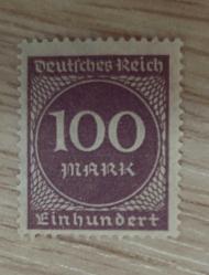 Almanya Reich 1922- damgasız pul